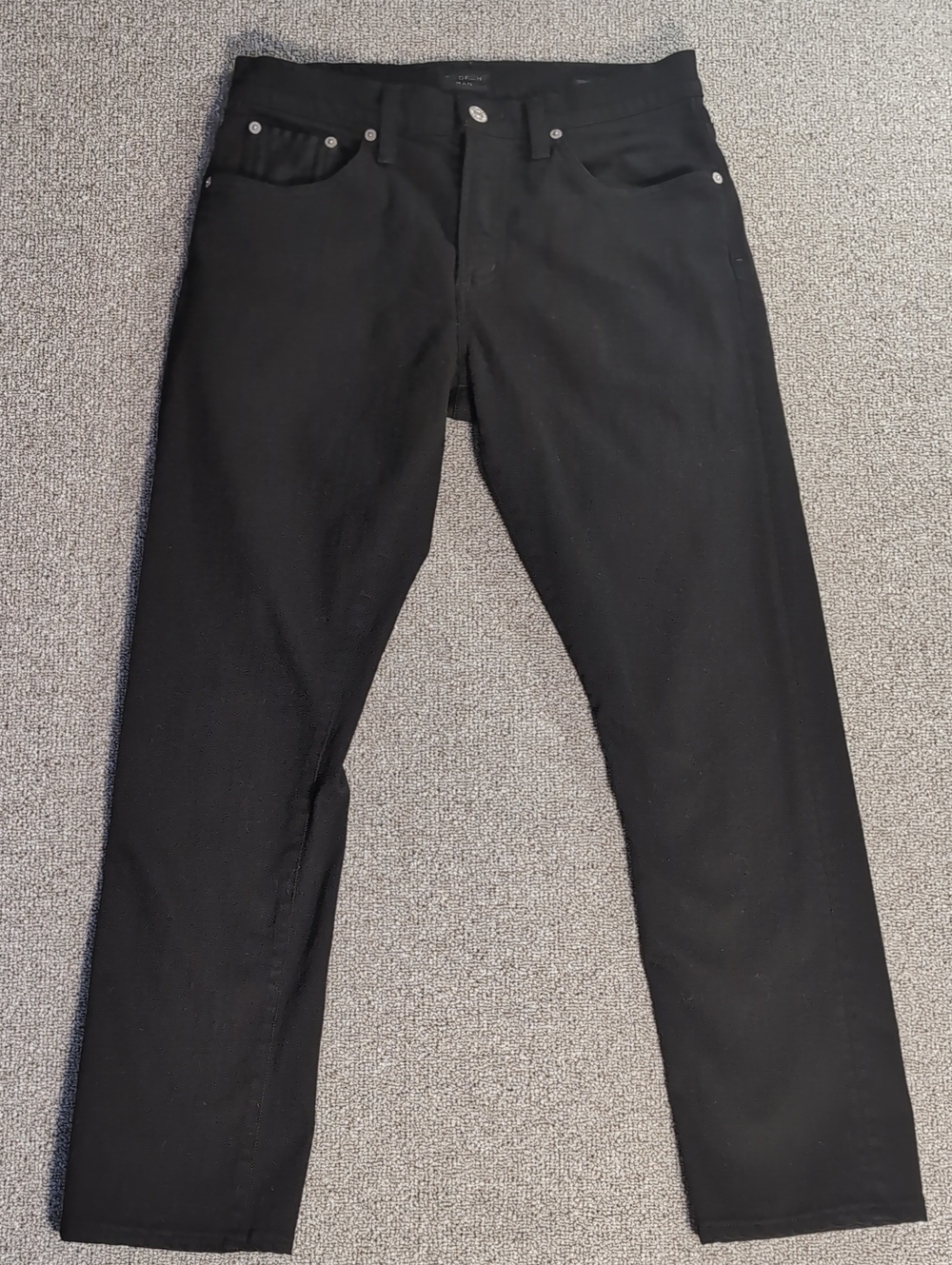 Citizens of Humanity Holden Slim Straight Jeans • Size 30x28 in True Black USA